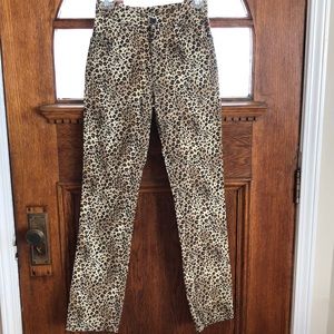Rave City Leopard Pants. Size S